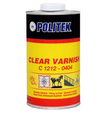 POLITEK Transparent varnish (Politek Clear Varnish) 1l.