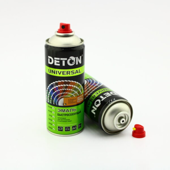 U7016 Аэрозольная краска «Deton Universal» RAL 7016 цвет Серый антрацит, глянцевая, акриловая 520 мл  – купить в Каракол | Deton Universal | carpaint.kz