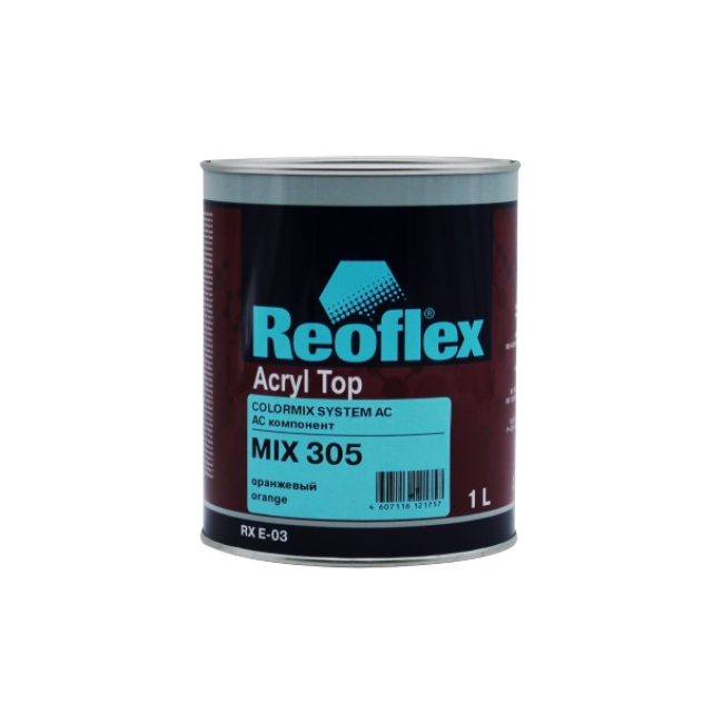 Reoflex 305 MIX 丙烯酸搪瓷 4+1，橙色，1l RX E-03-305-1000 图片 – 卡拉科尔 | carpaint.kz