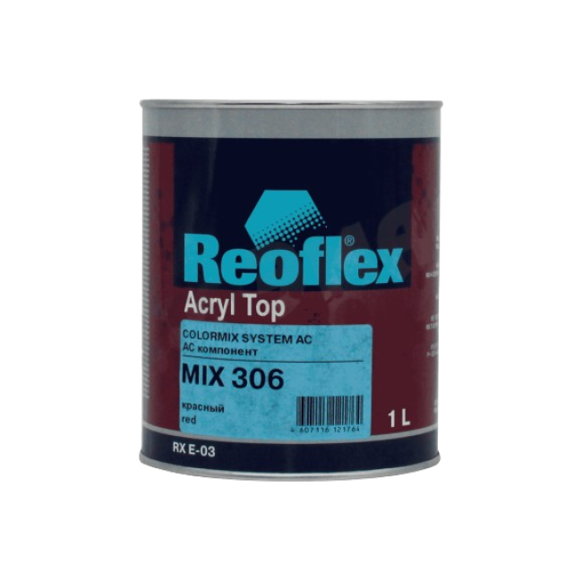 Reoflex 306 MIX 丙烯酸搪瓷 4+1，红色，1l RX E-03-306-1000 图片 – 卡拉科尔 | carpaint.kz