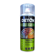 RAL 7004  DETON UNIVERSAL - Эмаль акриловая - Сигнальный серый, быстросохнущая, аэрозоль 520 мл