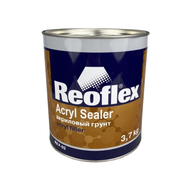Reoflex Reoflex 1K 丙烯酸底漆，灰色，3.7 千克 RX F-02-3700-G 图片 – 卡拉科尔 | carpaint.kz