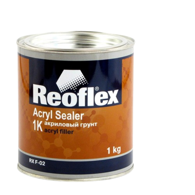 Reoflex Reoflex 1K 丙烯酸底漆，黑色，1 公斤 RX F-02-1000-B 图片 – 卡拉科尔 | carpaint.kz