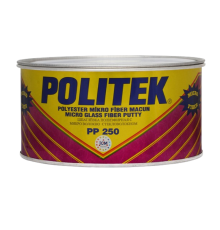 POLITEK 聚酯油灰，含玻璃纤维微玻璃纤维 1800 克。