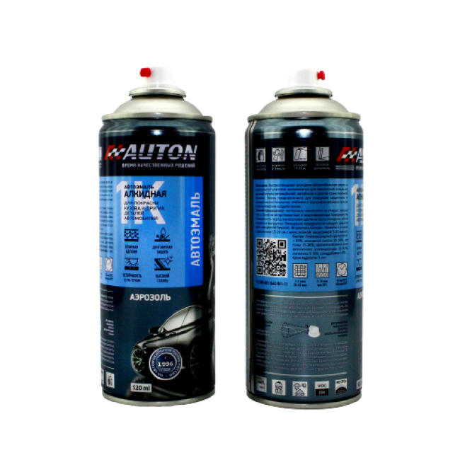 AN 440 автокөлік эмальы Alkyd AUTON, Atlantic, аэрозоль 520 мл ATN-A46163 – Караколда сатып алу | Auton | carpaint.kz